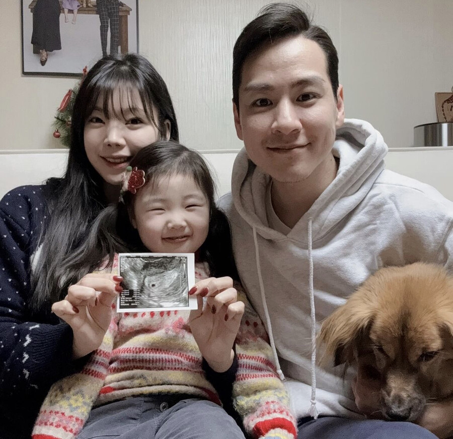 이다은♥윤남기, 둘째 임신 "내년 8월 출산…우렁차게 뛰는 아기 심장"