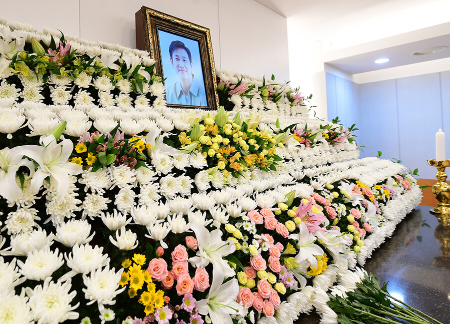 ▲ 故이선균 빈소. ⓒ사진공동취재단
