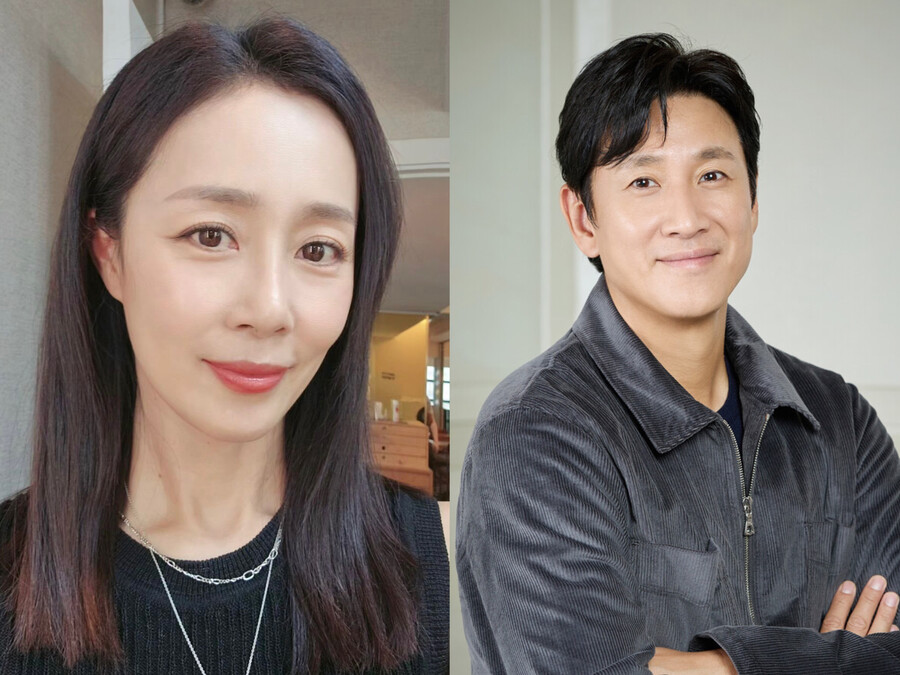 ▲ 문정희와 이선균. 출처| 개인 SNS, 롯데 엔터테인먼트