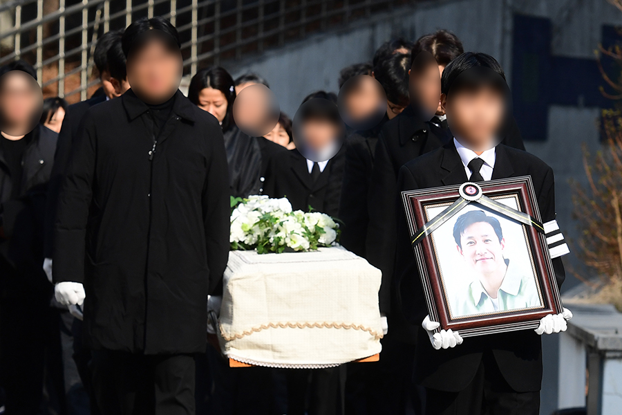 ▲  故 이선균 발인. ⓒ사진공동취재단