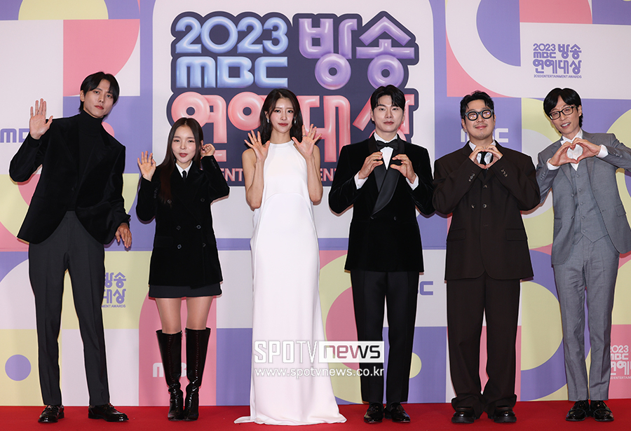 ▲ 주우재 박진주 이미주 이이경 하하 유재석 ⓒ곽혜미 기자