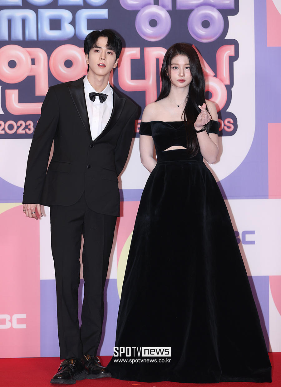 ▲ 더보이즈 영훈 엔믹스 설윤 ⓒ곽혜미 기자