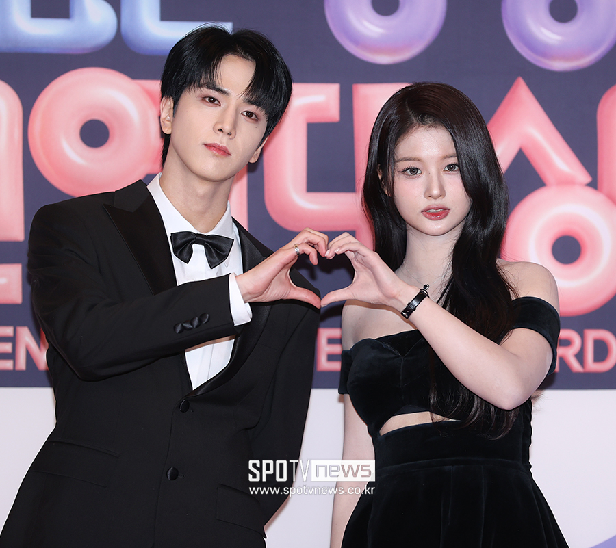 ▲ 더보이즈 영훈 엔믹스 설윤 ⓒ곽혜미 기자