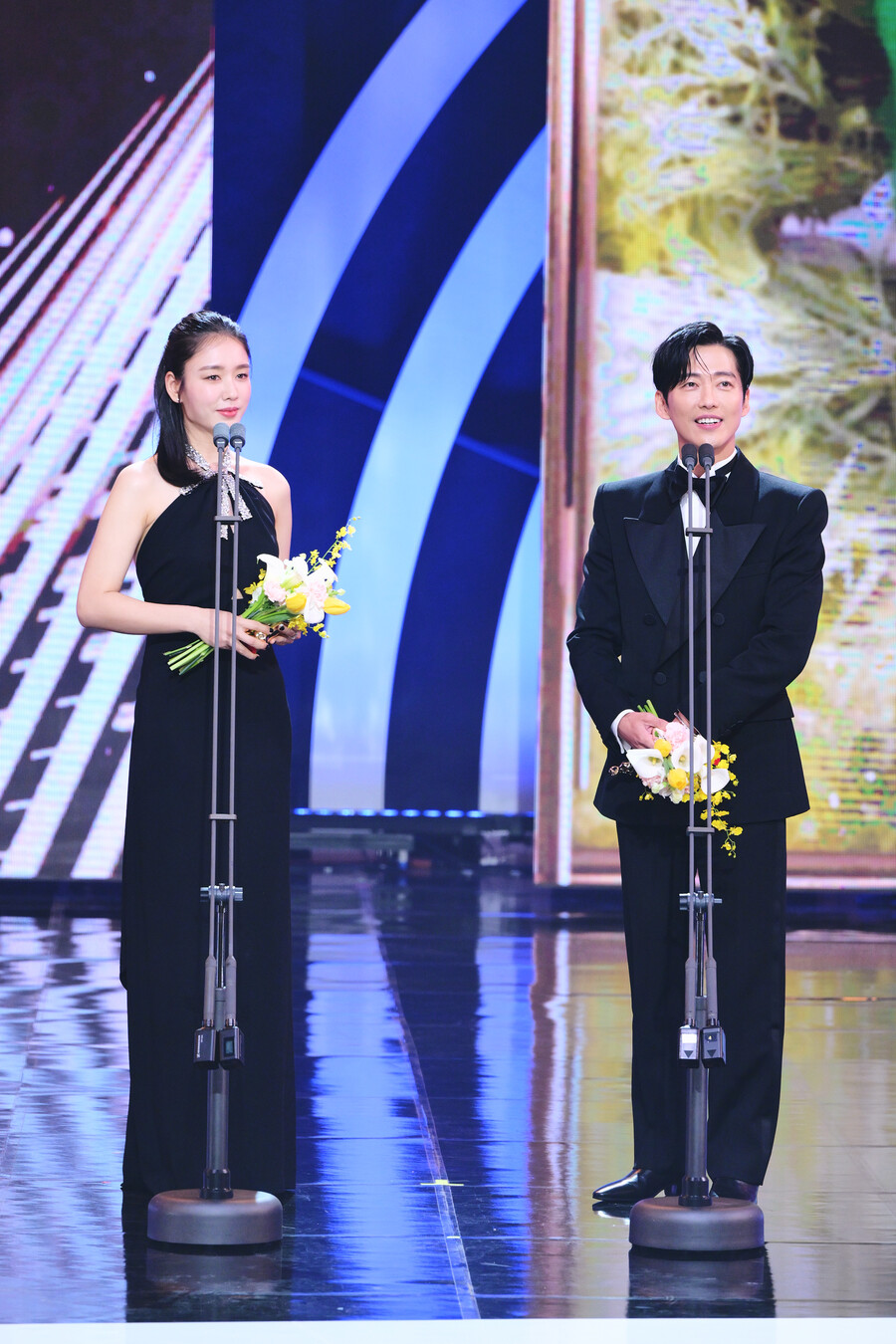 ▲ 베스트커플상 안은진 남궁민. 제공|MBC연기대상