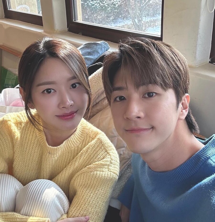 ▲ 미미(왼쪽), 천둥. 출처| 천둥 SNS