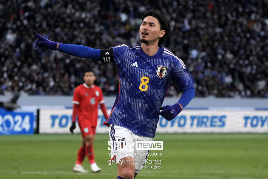 라이벌 일본 강하다, A매치 9연승 신기록…새해 첫 평가전 태국에 5-0 승리