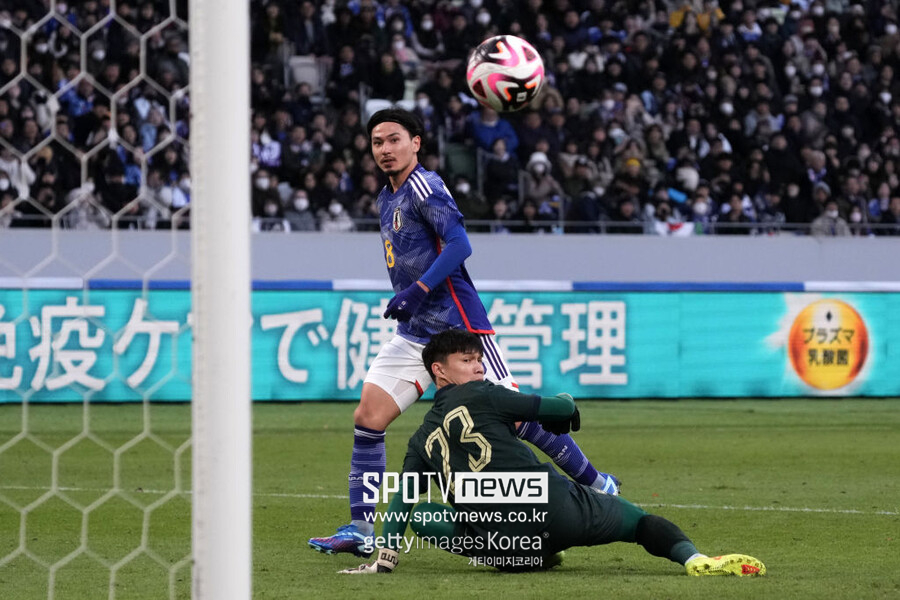 ▲ 일본 축구대표팀은 1일 도쿄 국립경기장에서 열린 태국과의 A매치 평가전에서 5-0으로 크게 이겼다