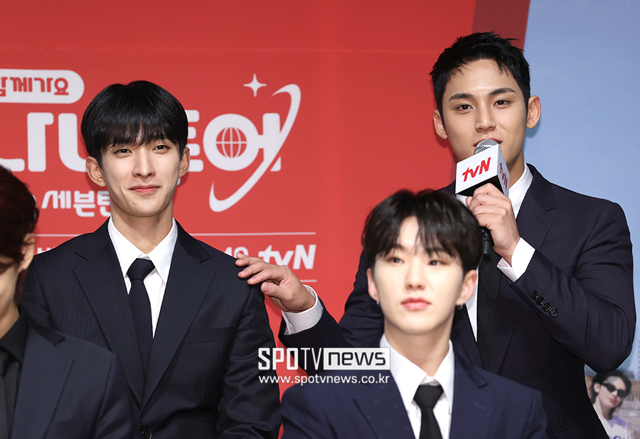 ▲ 세븐틴 도겸 민규 ⓒ곽혜미 기자