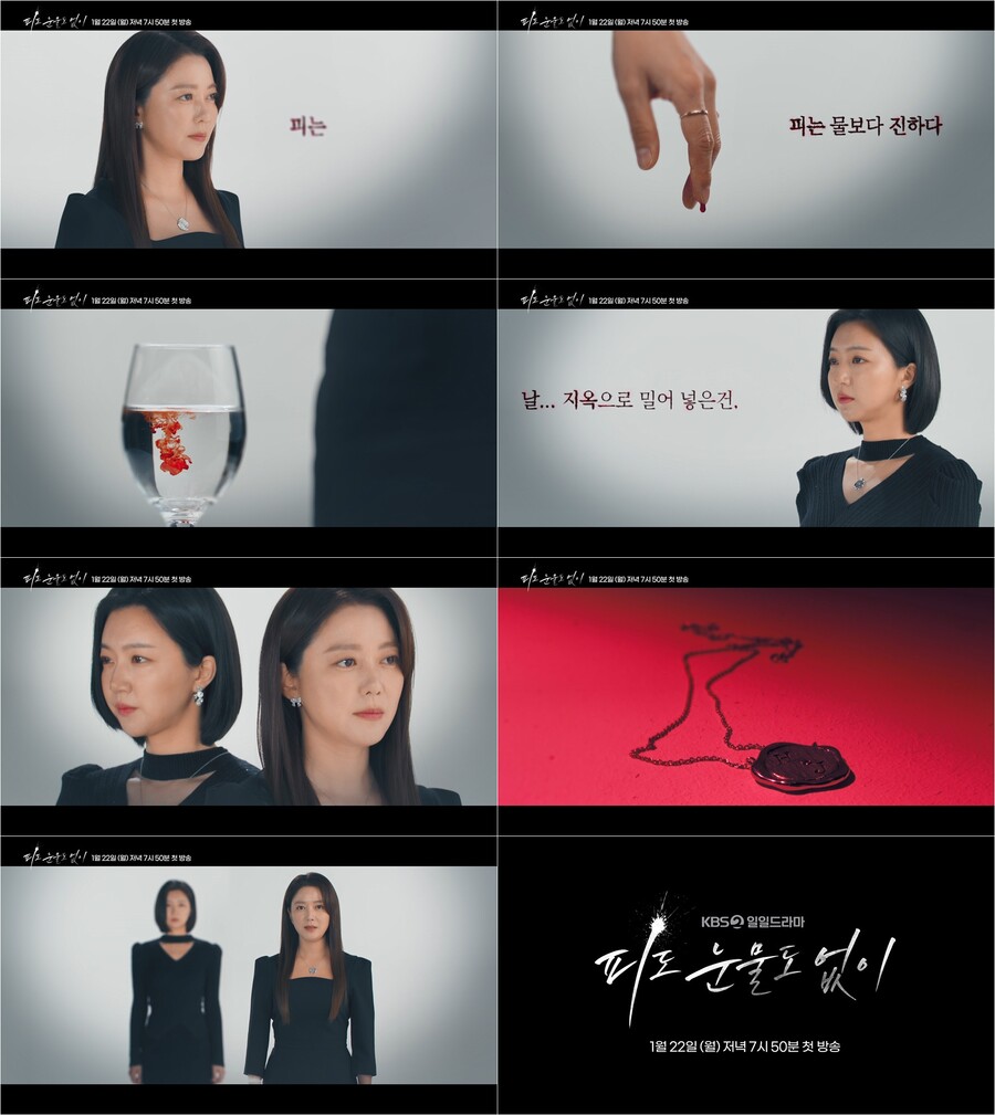 '피도 눈물도 없이' 이소연X하연주, 자매 간 핏빛 복수 예고