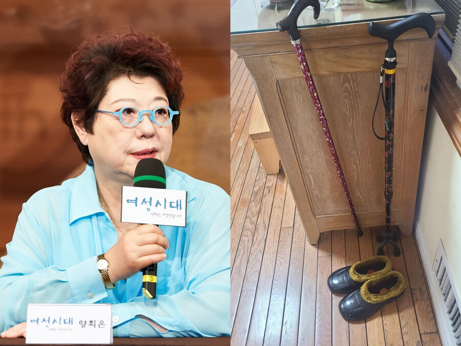 '모친상' 양희은, 절절한 그리움 "온기 없는 엄마의 방"