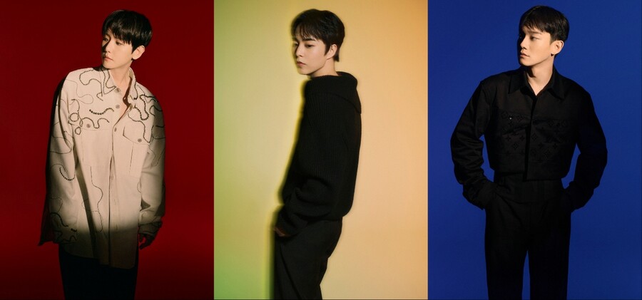 '독립 레이블 설립' 백현·시우민·첸, 새 프로필 공개 "빛의 삼원색처럼 활동"