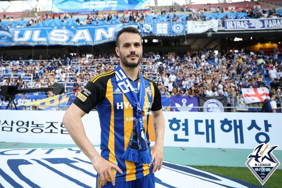 ▲ 2021년 울산HD에 입단해 두 시즌 동안 활약한 바코가 다음 시즌부터 다른 팀에서 뛰게 된다  ⓒ한국프로축구연맹