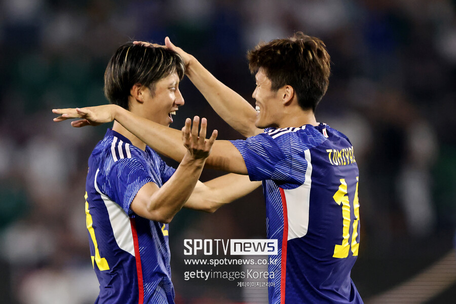▲ 일본은 9일(한국시간) 열린 ‘2023 아시아축구연맹(AFC) 카타르 아시안컵’을 대비한 최종 리허설에서 요르단과 붙었다. 비공개 평가전으로 진행됐는데 뚜껑을 열어보니 6-1로 압도적인 스코어 차이였다