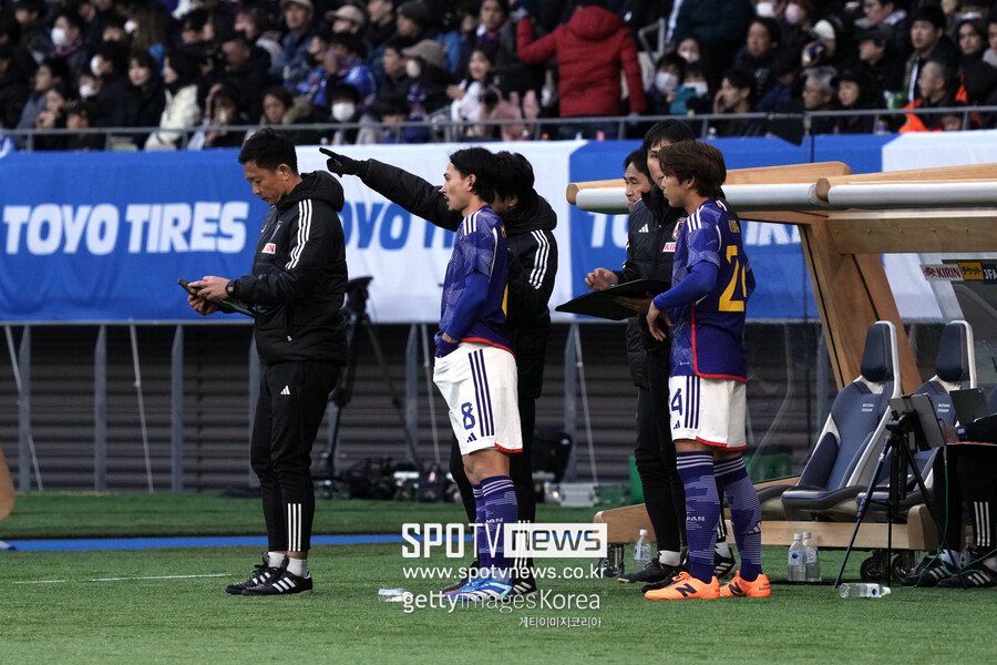 ▲ 일본은 9일(한국시간) 열린 2023 아시아축구연맹(AFC) 카타르 아시안컵을 대비한 최종 리허설에서 요르단과 붙었다. 비공개 평가전의 결과는 6-1 대승이었다.
