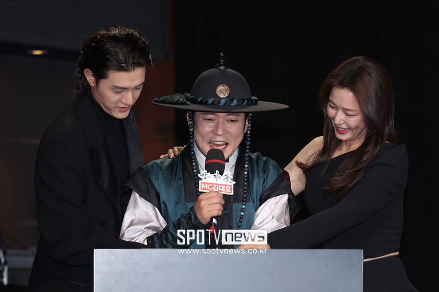 ▲ 이기우 김대호 이하늬 ⓒ곽혜미 기자