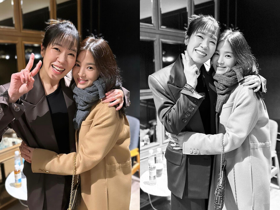 송혜교, '더 글로리' 염혜란과 재회…임지연도 깜짝 '헐'