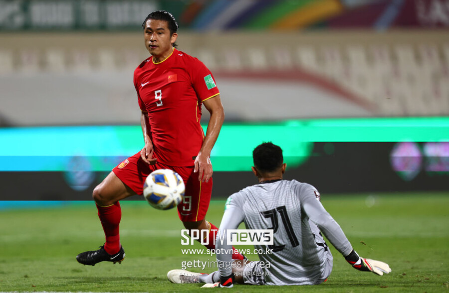 ▲ 아시안컵에 나서는 중국 축구대표팀