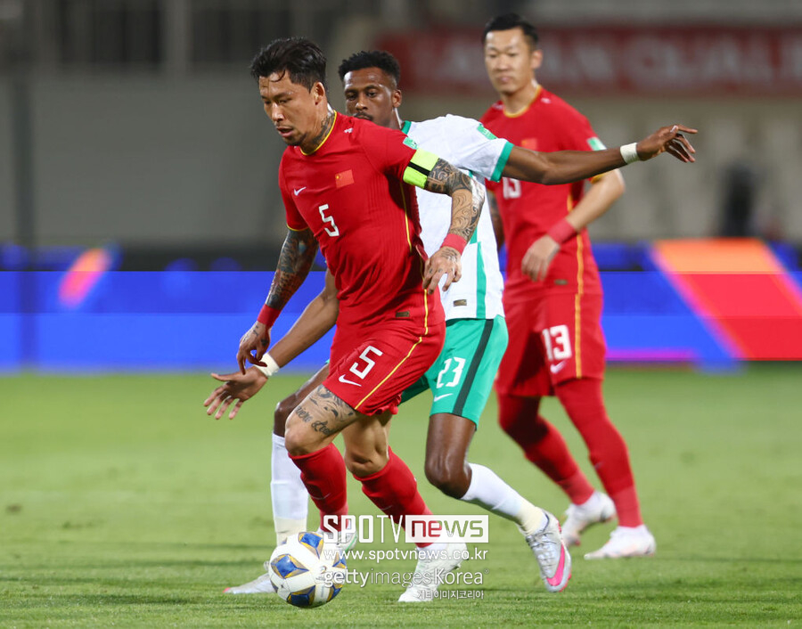 ▲ 아시안컵에 나서는 중국 축구대표팀