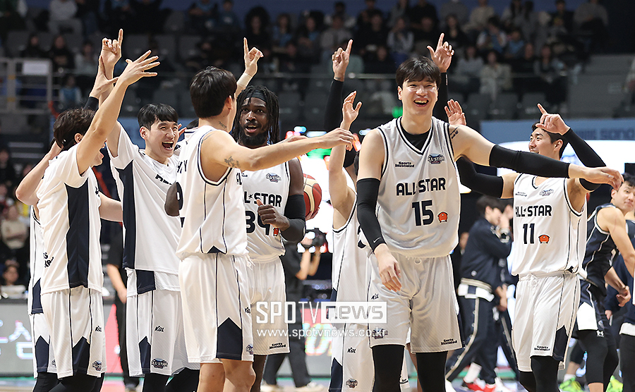 ▲ KBL 올스타전 공아지팀 ⓒ곽혜미 기자