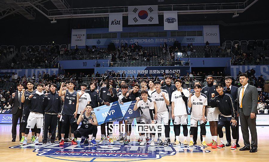 ▲ KBL 올스타전 단체 사진 ⓒ곽혜미 기자