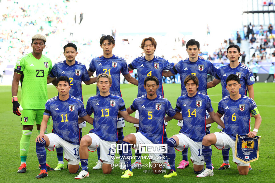 ▲ 일본 축구대표팀 