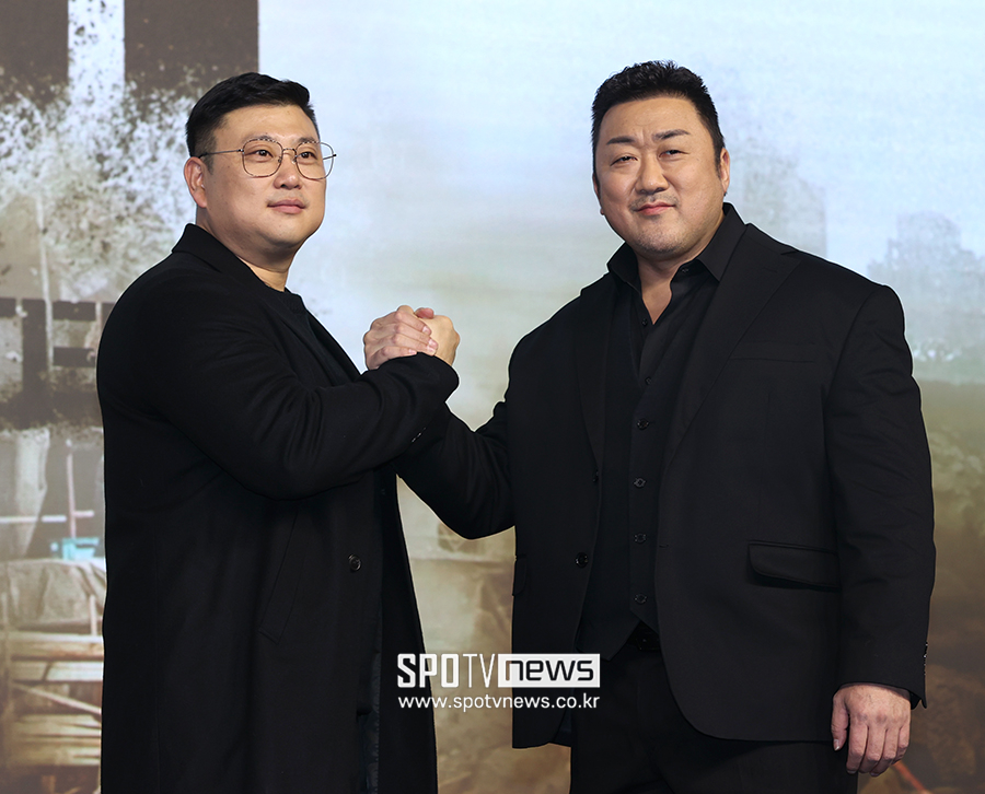 ▲ 허명행 감독 마동석 ⓒ곽혜미 기자