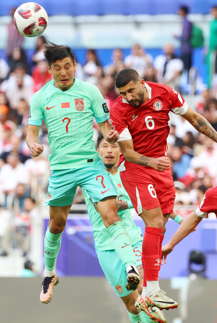 ▲ 중국은 17일(한국시간) 카타르 알 투마마 스타디움에서 열린 2023 아시아축구연맹(AFC) 아시안컵 A조 조별리그 2차전에서 레바논과 0-0으로 비겼다. 조별리그 1차전에서 타지키스탄에 0-0 무승부 이후 또 승점 1점만 가져왔다 ⓒ연합뉴스