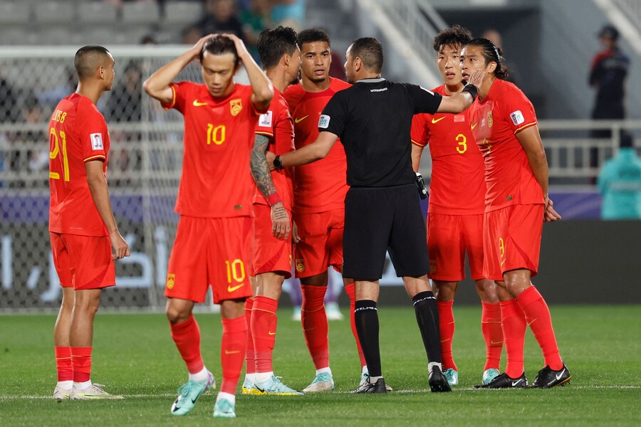 ▲ 중국은 타지키스탄에 0-0 무승부를 기록했다. ⓒ연합뉴스/AP/AFP