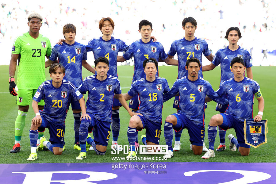 ▲ 19일 카타르 알 라얀에 위치한 에듀케이션 스타디움에서 열린 2023 아시아축구연맹(AFC) 카타르 아시안컵 조별리그 D조 2차전에서 일본이 이라크에 1-2로 졌다.
