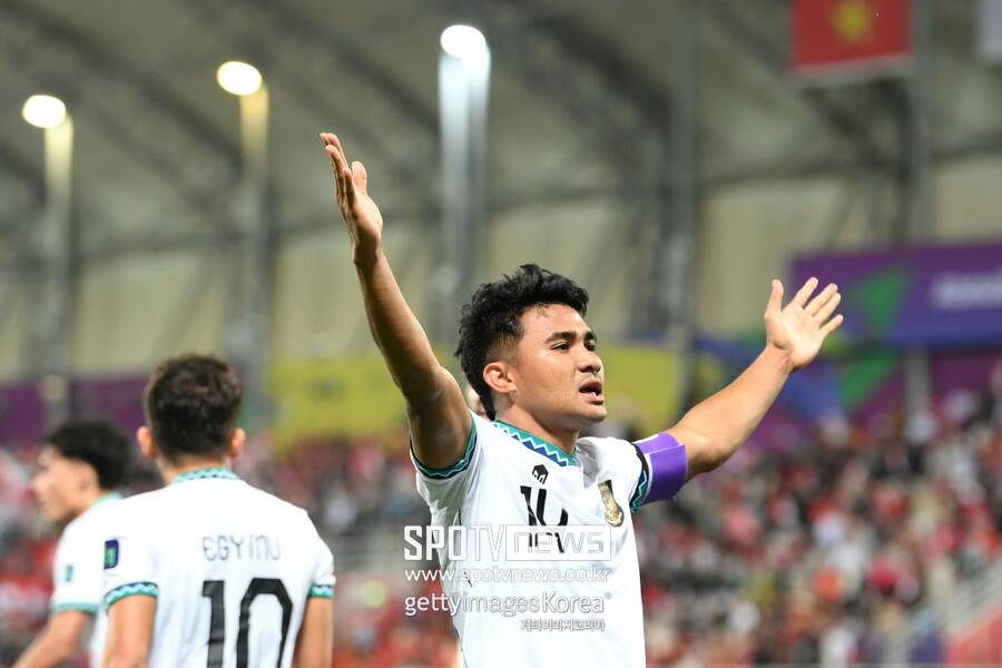 ▲ 19일 밤 11시 30분(한국시간) 도하의 압둘라 빈 칼리파 스타디움에서 열린 2023 아시아축구연맹(AFC) 카타르 아시안컵 조별리그 D조 2차전에서 인도네시아가 베트남을 1-0으로 꺾었다.