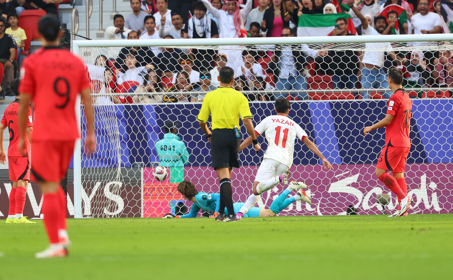 ▲ 축구대표팀이 요르단과의 경기에서 2-2로 비겼다. ⓒ연합뉴스