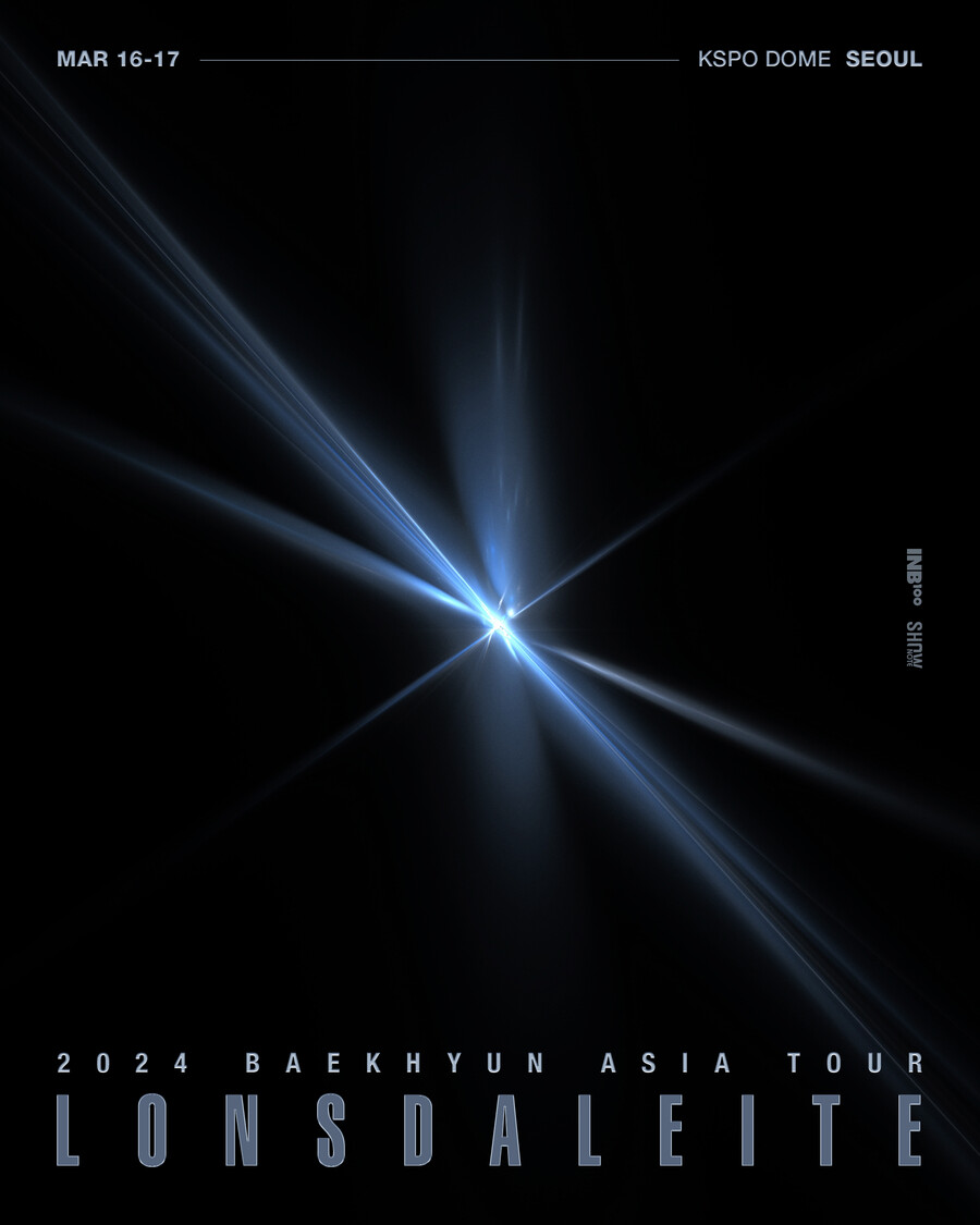 ▲ 백현 콘서트 포스터. 제공| 아이앤비100