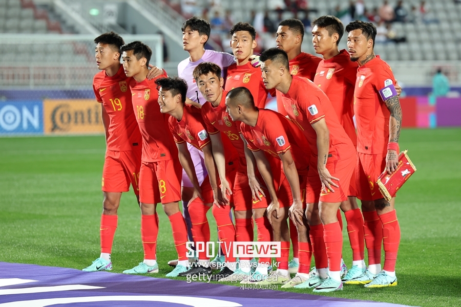 ▲ 중국은 23일(한국시간) 카타르 도하 칼리파 인터내셔널 스타디움에서 열린 2023 아시아축구연맹(AFC) 아시안컵 A조 조별리그 최종전에서 중국은 카타르에 0-1로 무릎을 꿇었다.
