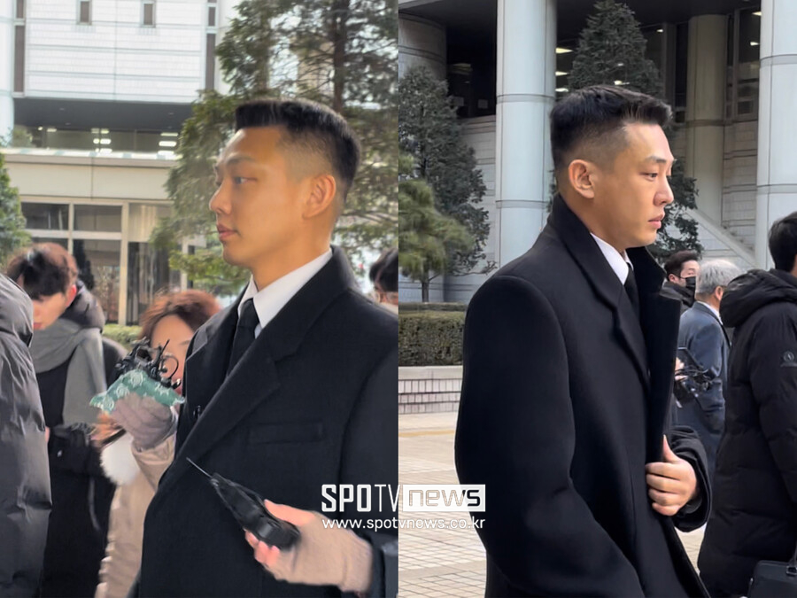 ▲ 2차 공판에 출석한 유아인. ⓒ유은비 기자
