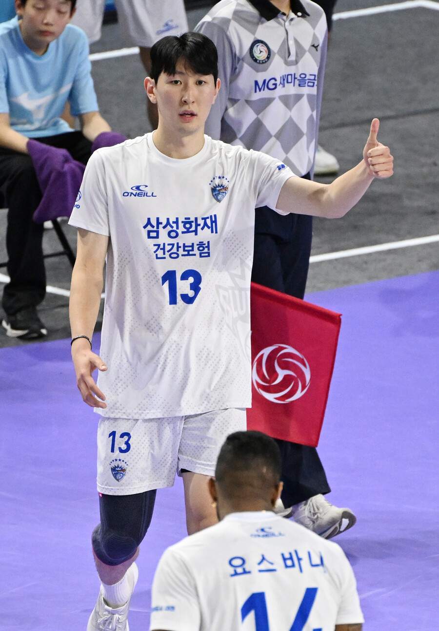 ▲ 삼성화재 김준우 ⓒKOVO