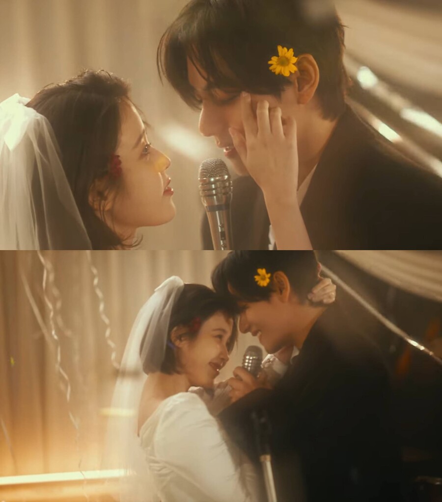 ▲ 아이유, 뷔. 출처| '러브 윈즈 올' 뮤직비디오 캡처