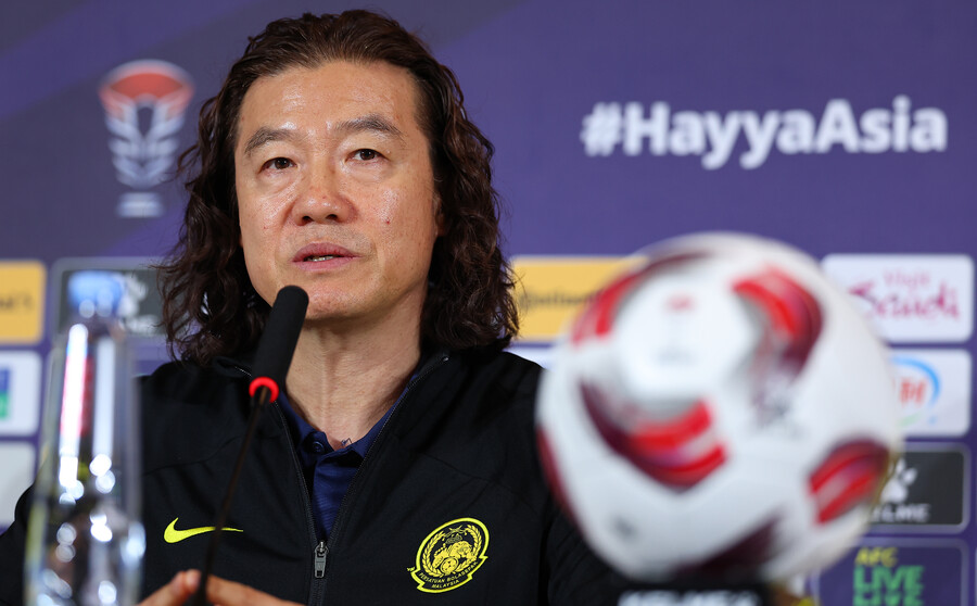 ▲ 말레이시아의 김판곤 감독  ⓒ대한축구협회