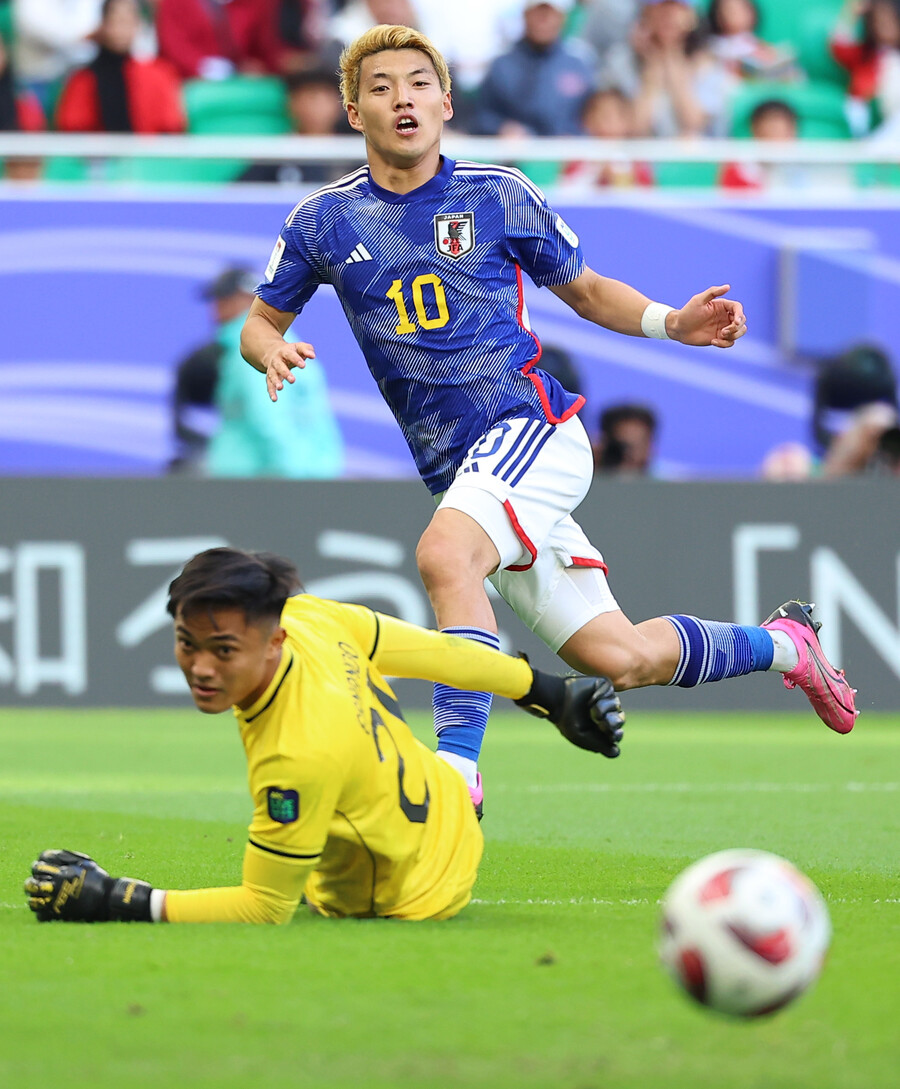 ▲ 일본은 24일 오후 8시 30분(한국시간) 카타르 도하 알 투마마 스타디움에서 열린 2023 아시아축구연맹(AFC) 아시안컵 D조 조별리그 최종전에서 신태용 감독의 인도네시아를 꺾었다 ⓒ연합뉴스