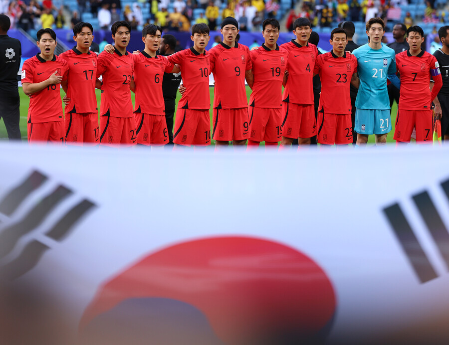 ▲ 한국 대표팀은 25일 카타르 알 와크라 알 자누브 스타디움에서 열린 2023 아시아축구연맹(AFC) 아시안컵 E조 조별리그 최종전에서 말레이시아와 3-3으로 비겨 E조 2위로 16강에 진출했다 ⓒ연합뉴스
