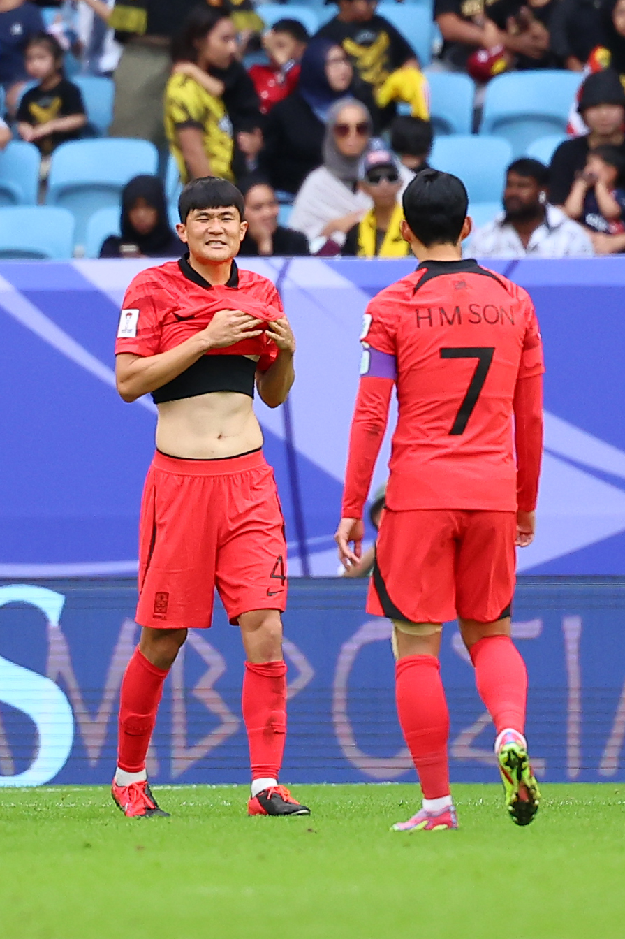 ▲ 한국 대표팀은 25일 오후 8시 30분(한국시간) 카타르 알 와크라 알 자누브 스타디움에서 열리는 아시아축구연맹(AFC) 2023 아시안컵 E조 조별리그 3차전에서 말레이시아와 3-3으로 비겼다 ⓒ연합뉴스
