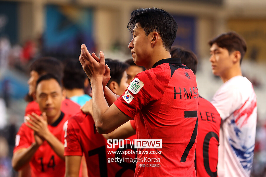 ▲ 바레인과 경기에서 3-1 승리를 거둔 한국 축구대표팀.