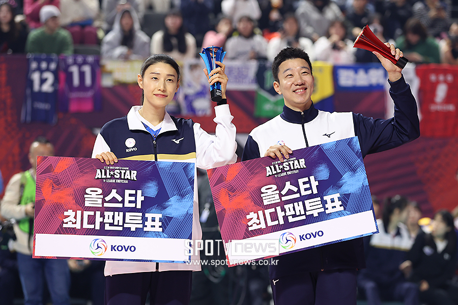 ▲ 김연경 신영석 ⓒ곽혜미 기자