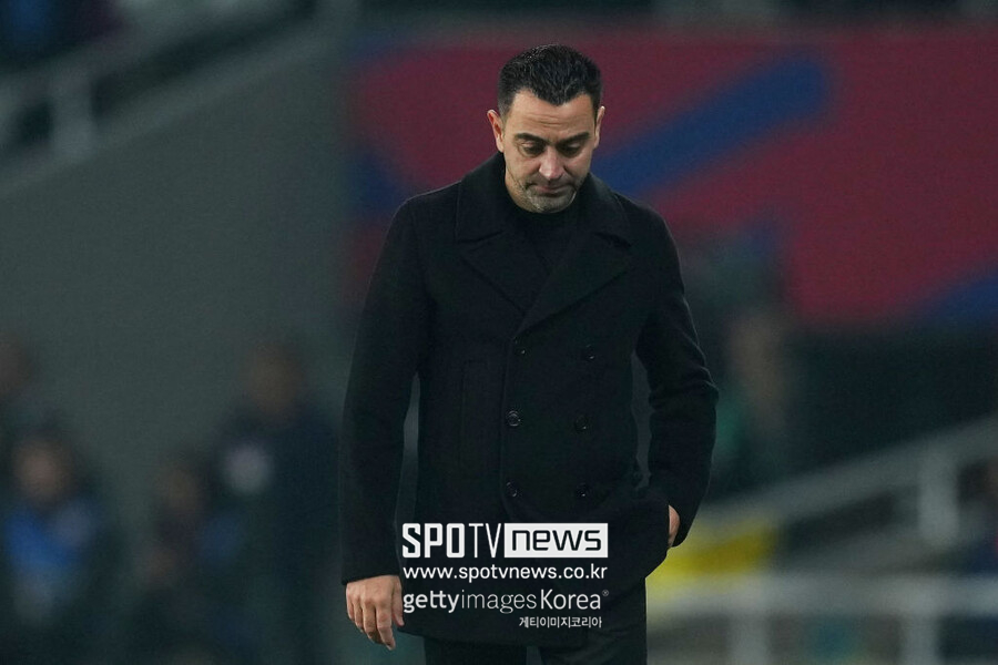 ▲ 사비 에르난데스 감독이 성적 부진을 통감하며 이번 시즌이 끝나면 바르셀로나를 떠나겠다고 발표했다.