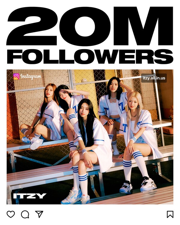 ▲ 인스타그램 팔로어 수 2000만 돌파 기념 포스터. 제공|JYP엔터테인먼트