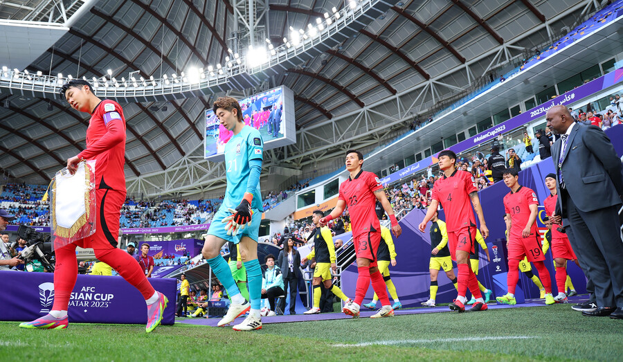 ▲ 한국은 31일 오전 1시(한국시간) 카타르 알 라이안 에듀케이션시티 스타디움에서 사우디아라비아와 아시아축구연맹(AFC) 아시안컵 16강전을 치른다. 역대 아시안컵에서 3무 1패로 열세에 있지만 총 상대 전적은 5승 8무 5패로 팽팽하다  ⓒ연합뉴스