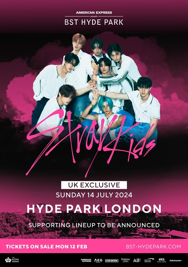▲ 스트레이 키즈 출연을 알리는 '브리티시 서머 타임 하이드 파크' 포스터. 제공|BST Hyde Park