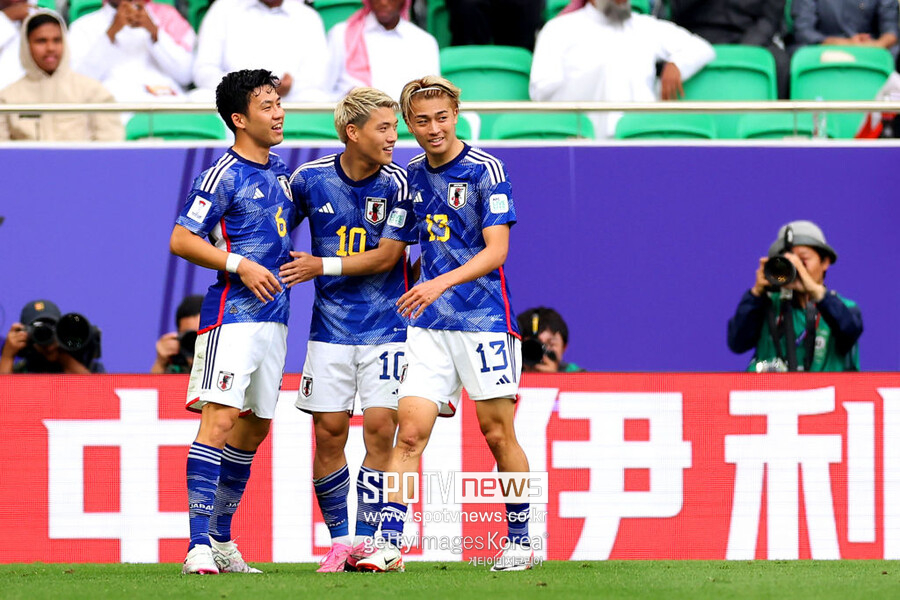 [아시안컵] 도안 리츠 선제골 폭발! 일본, 바레인에 1-0 리드 중(전반 종료)