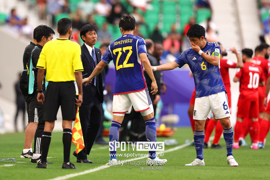 ▲ 일본은 31일 오후 8시 30분(한국시간) 카타르 도하의 알투마마 스타디움에서 열린 아시아축구연맹(AFC) 2023 아시안컵 16강에서 바레인을 제압했다. 오는 3일 만날 8강전 상대는 이란과 시리아 승리 팀이다