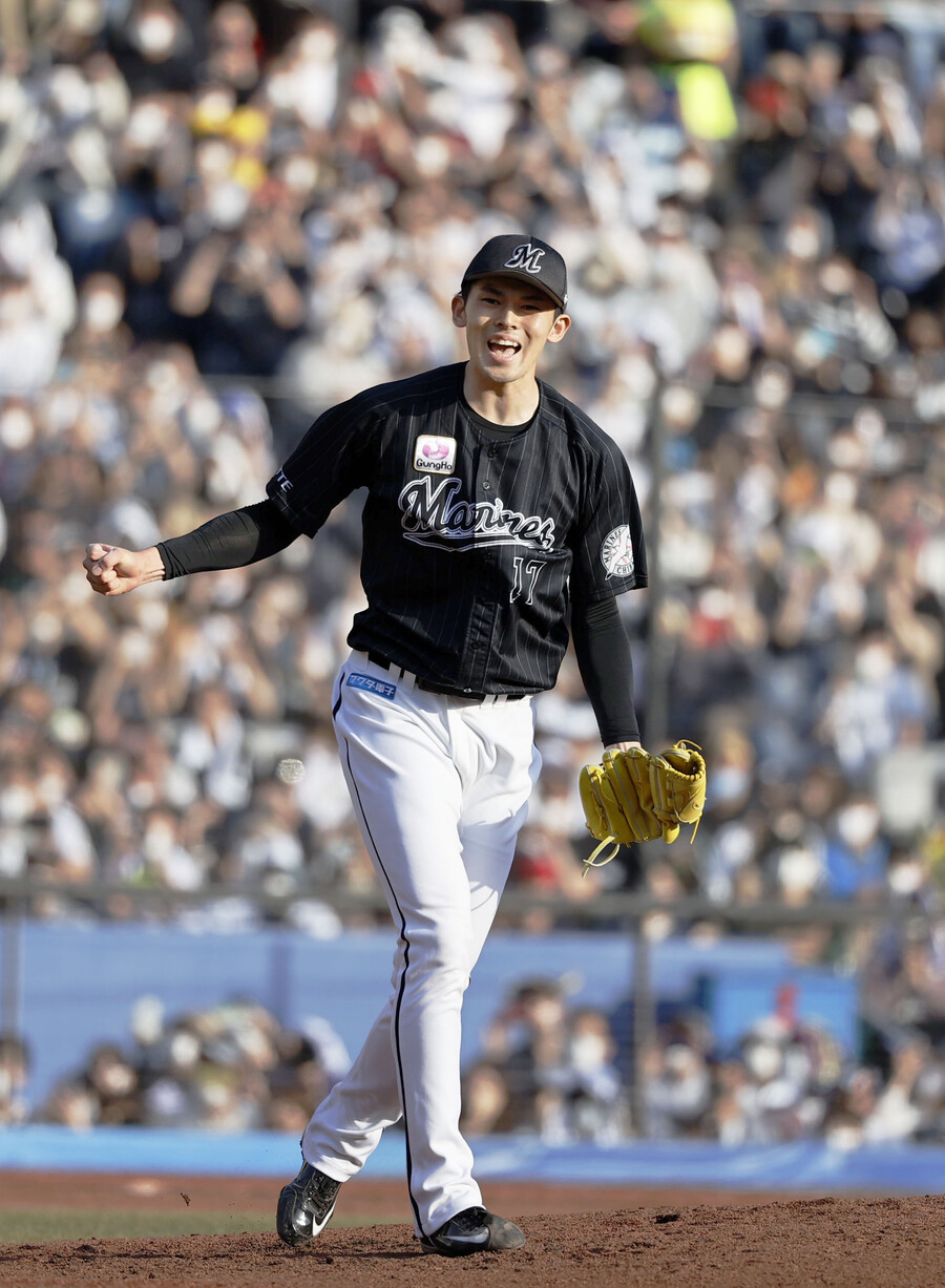 "풀타임 로테이션에 직구 최고 구속 신기록" MLB 꿈꾸는 사사키, 1군 4년차 커리어 하이 선언