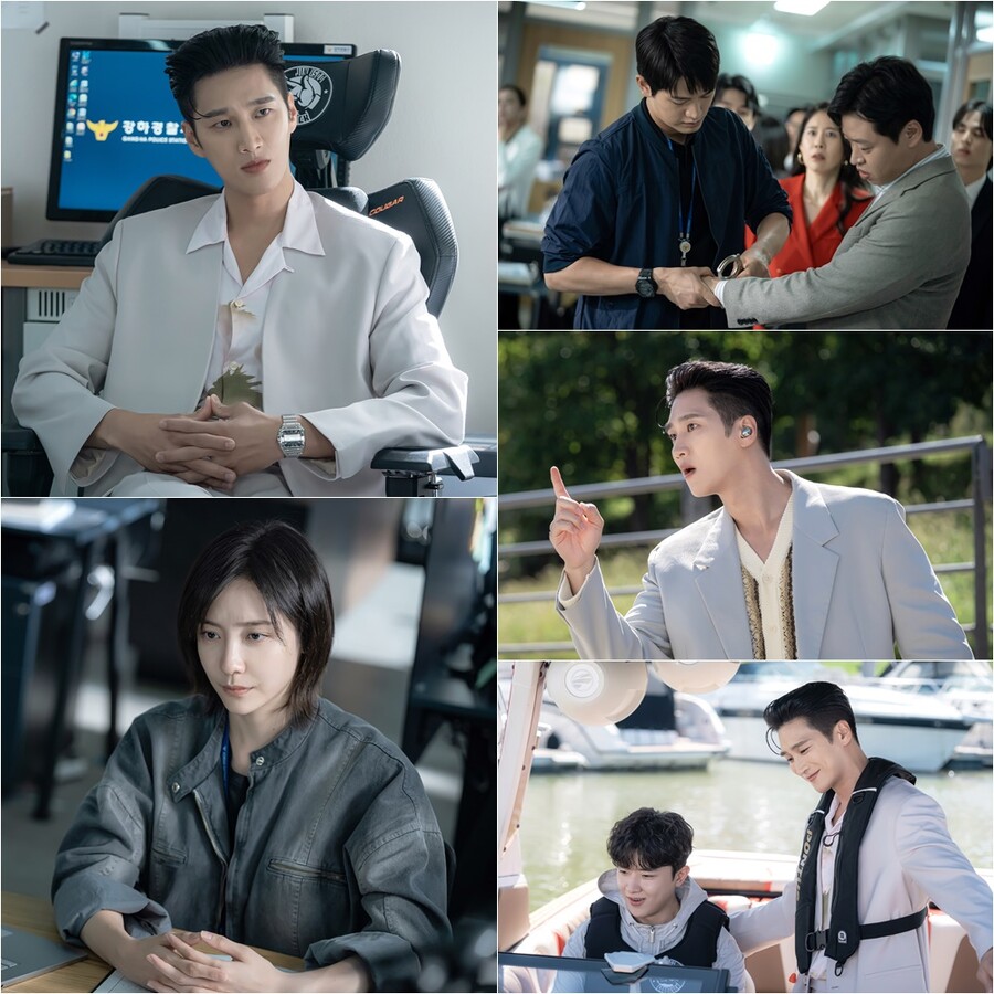 '재벌X형사' 안보현, '킹 받는' 활약 계속된다…'초대형 플렉스템' 동원 수사